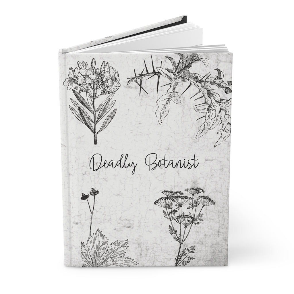 Deadly Botanist Journal — Dark Academia Poisonous Plants Hardcover