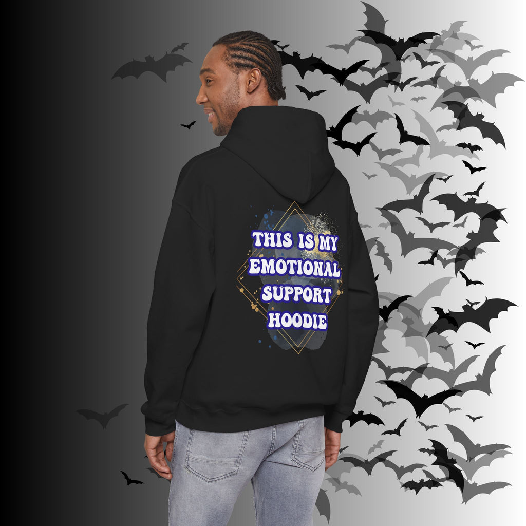 This Is My Emotional Support Hoodie — Funny Back Print Pullover