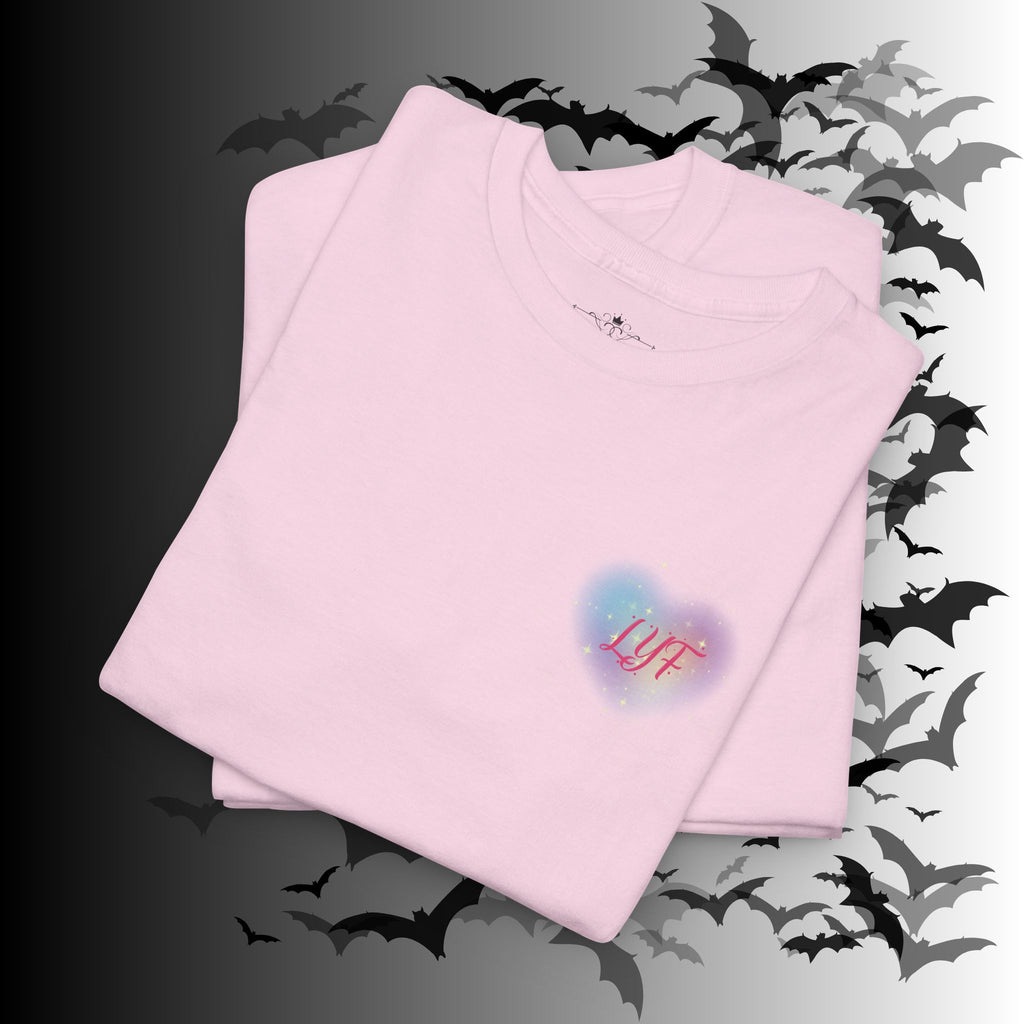"Love You Forever" Gothic Skeleton Couples T-Shirt — Goth Valentine's Day Matching Tee