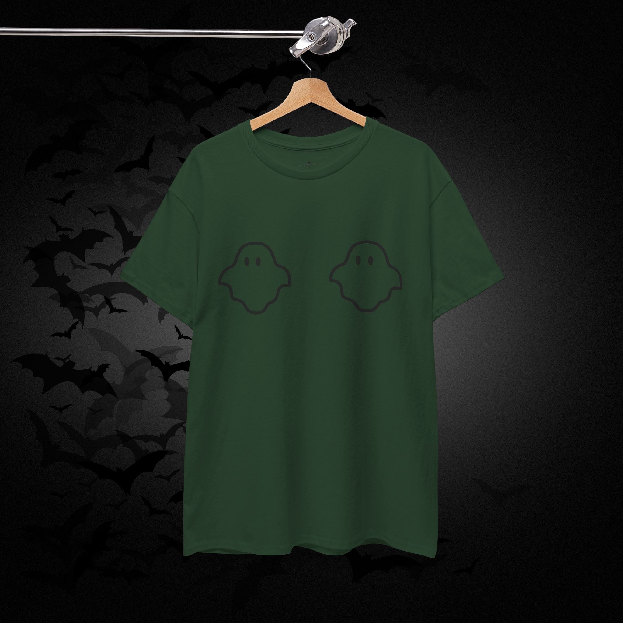 "Boo-bies" Ghost Pun Halloween T-Shirt — Funny Spooky Season Tee