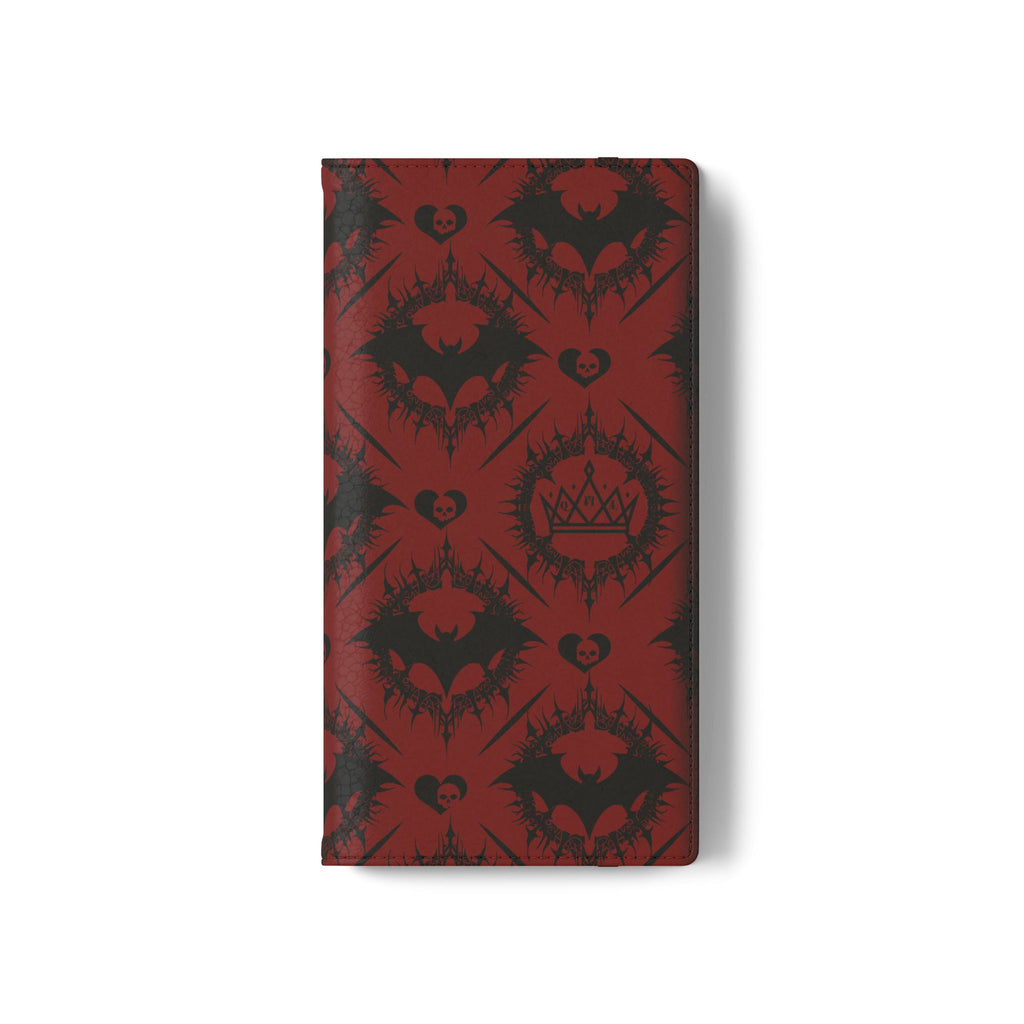Copy of Gothic Bat Wallet Flip Case - Elegant Goth Phone Wallet - Bat Pattern Flip Case - Gothic Phone Case - Stylish Wallet Phone Case