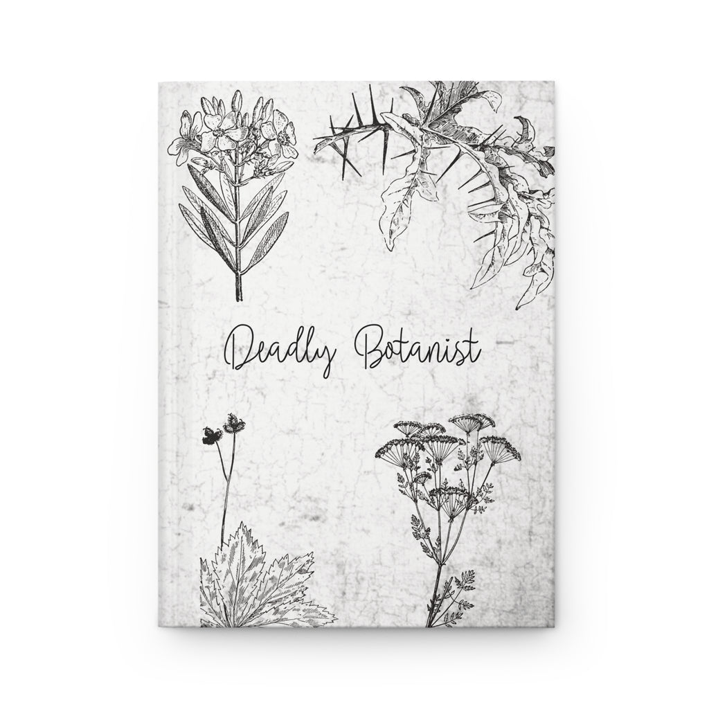 Deadly Botanist Journal — Dark Academia Poisonous Plants Hardcover