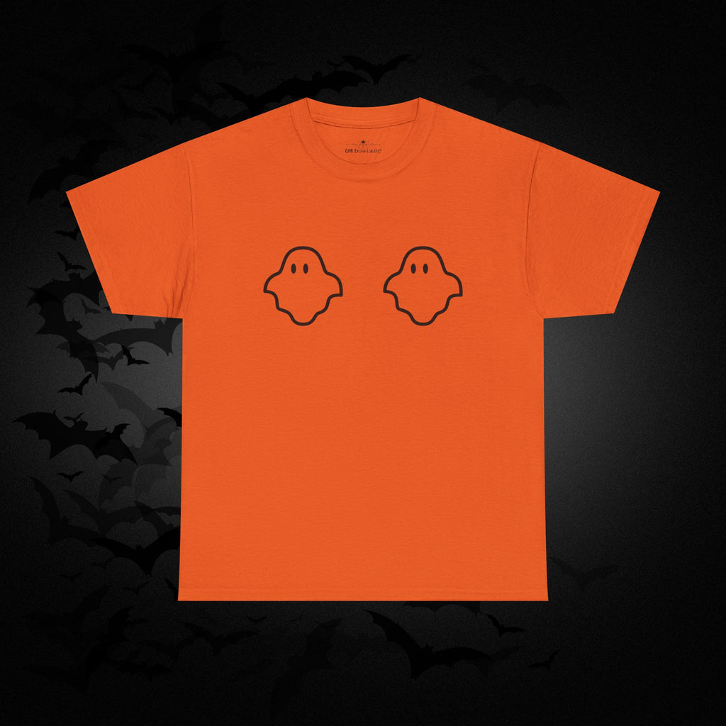 "Boo-bies" Ghost Pun Halloween T-Shirt — Funny Spooky Season Tee