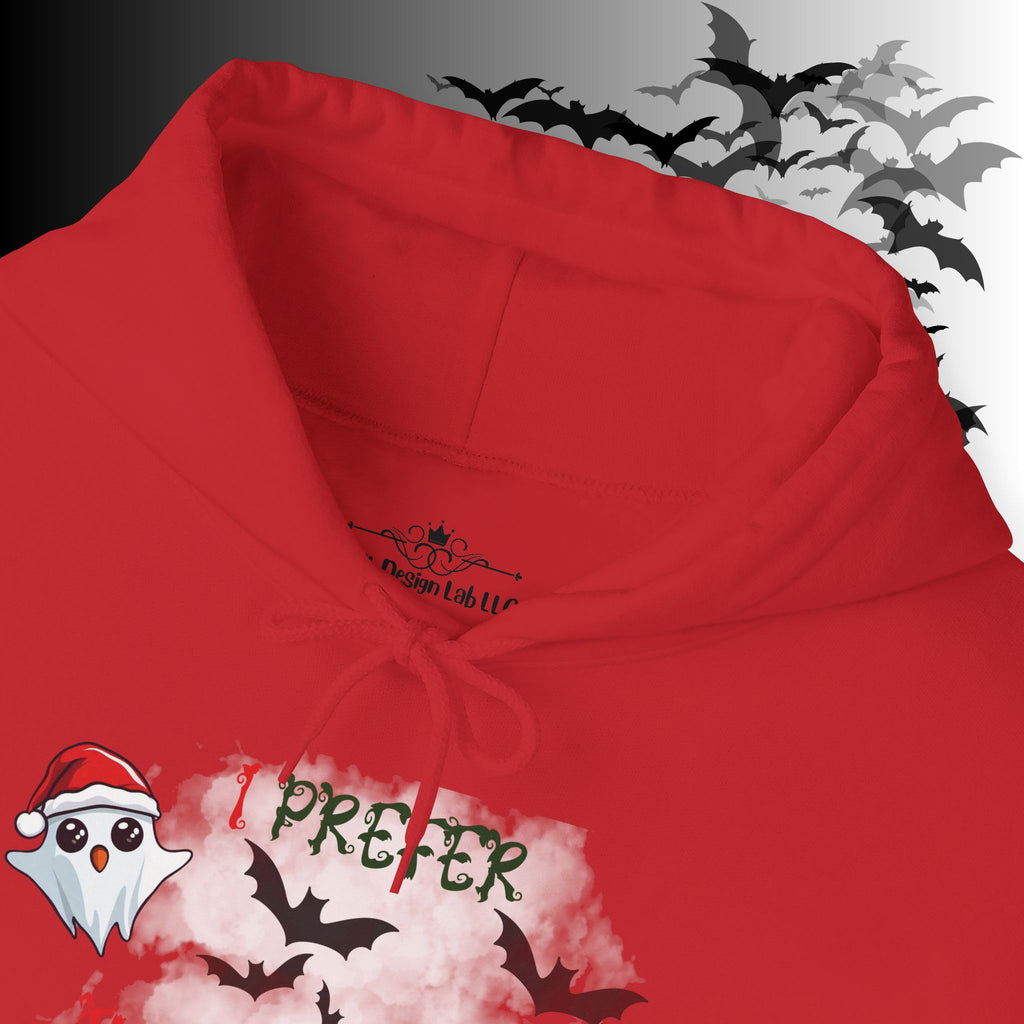 I Prefer Halloween Ghost Hoodie — Kawaii Gothic Christmas