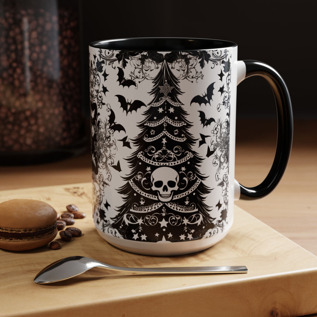 Merry Creepmas Gothic Coffee Mug – Spooky Christmas Gift