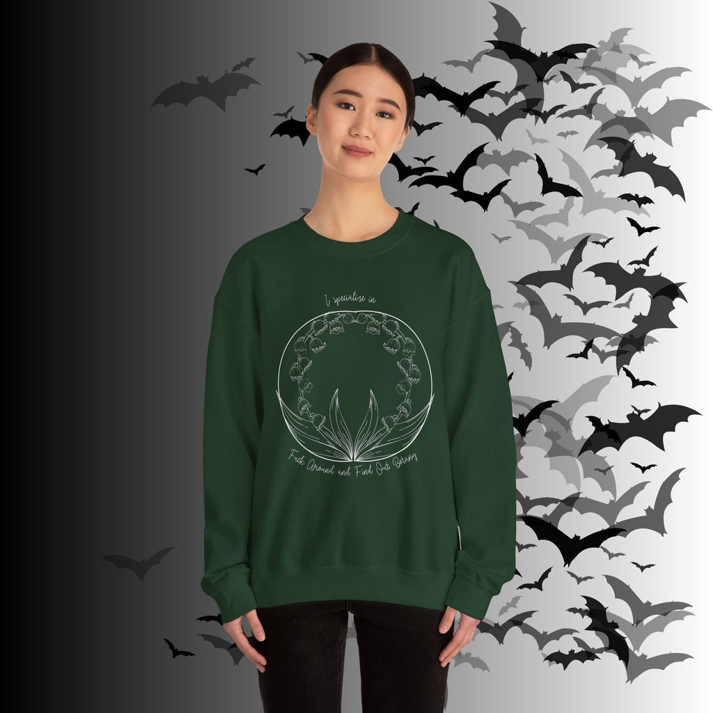 Witchy Botanist Crewneck Sweatshirt — F*ck Around and Find Out Botany