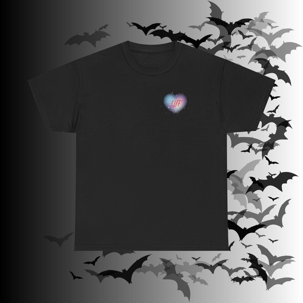 "Love You Forever" Gothic Skeleton Couples T-Shirt — Goth Valentine's Day Matching Tee