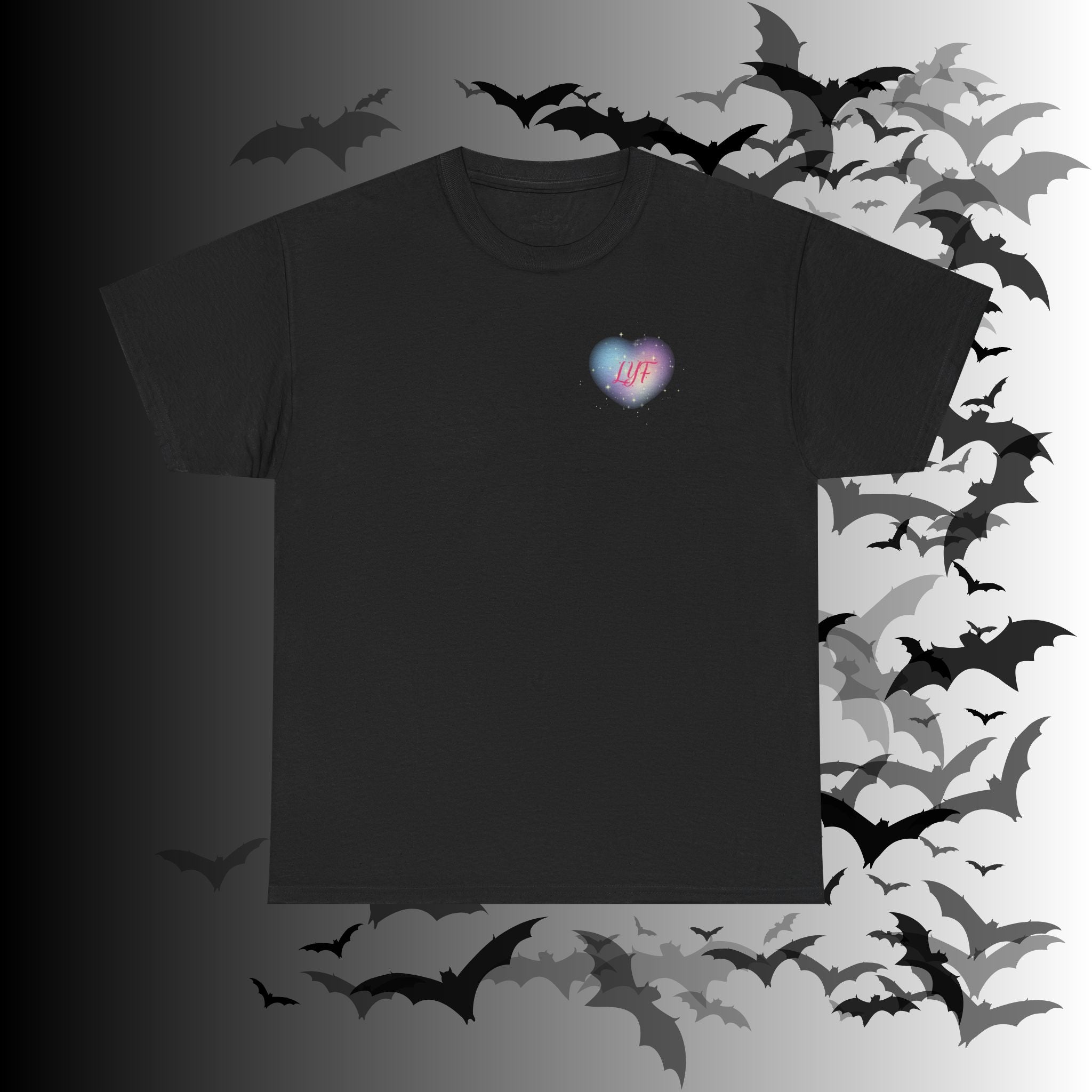 "Love You Forever" Gothic Skeleton Couples T-Shirt — Goth Valentine's Day Matching Tee