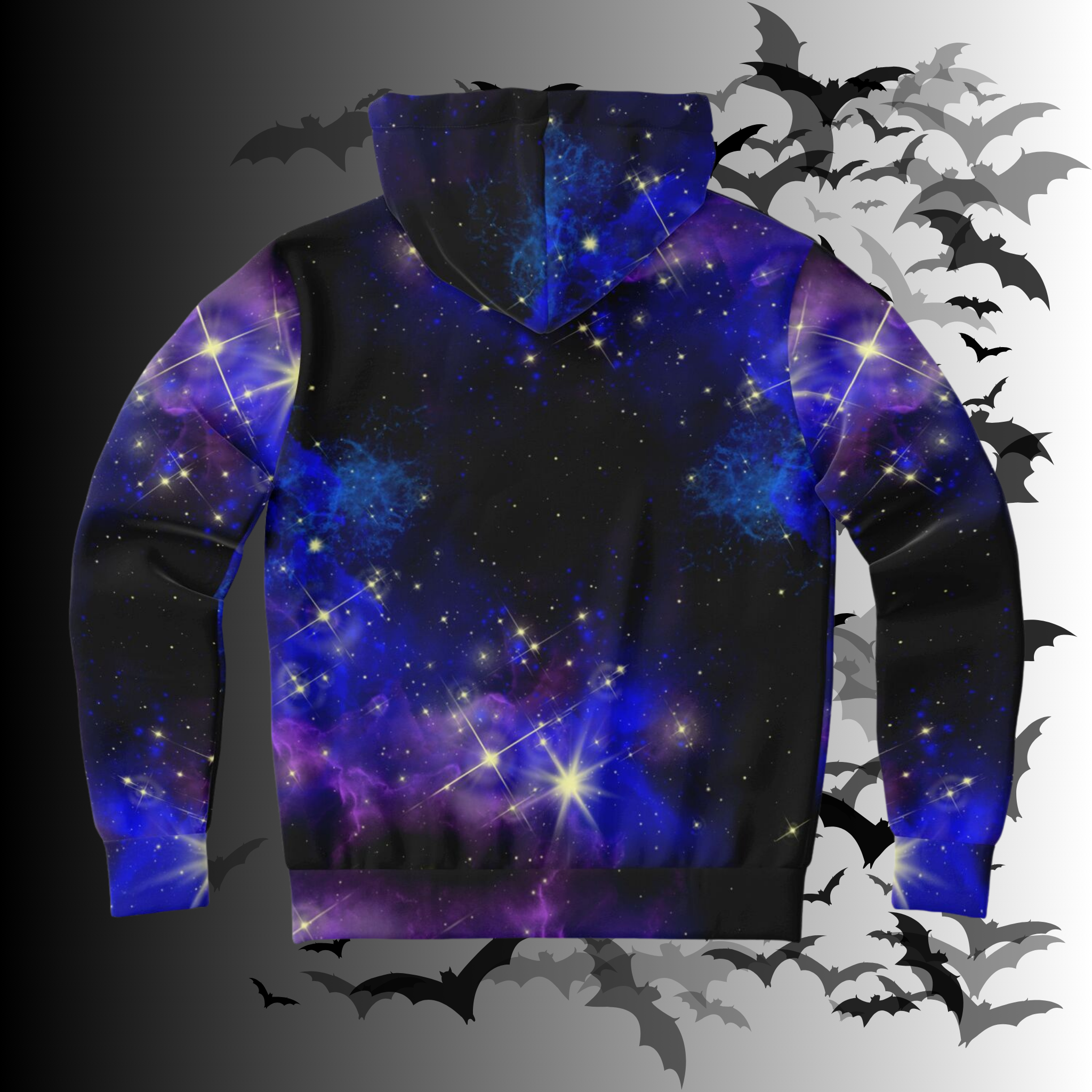 Galaxy Starfield All Over Print Zip Hoodie