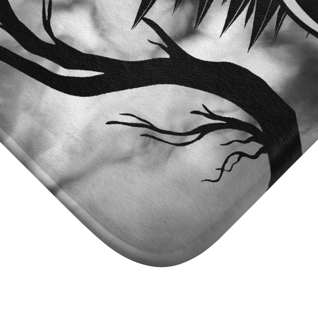Gothic Grim Reaper Bath Mat — Dark Macabre Bathroom Decor