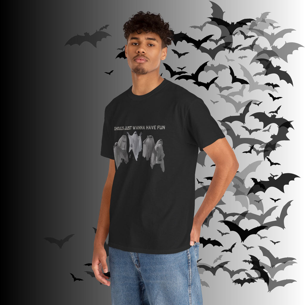 "Ghouls Just Wanna Have Fun" Ghost T-Shirt — Gothic Humor Tee