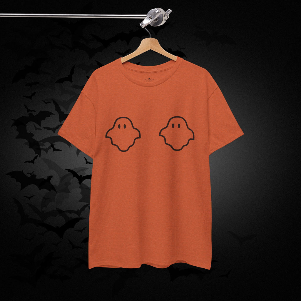 "Boo-bies" Ghost Pun Halloween T-Shirt — Funny Spooky Season Tee