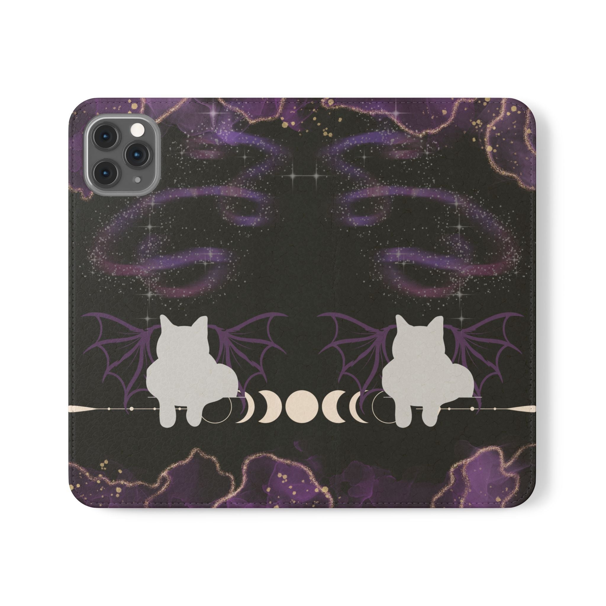Copy of Goth Botanical Flip Wallet Case for iPhone and Samsung Galaxy Phones