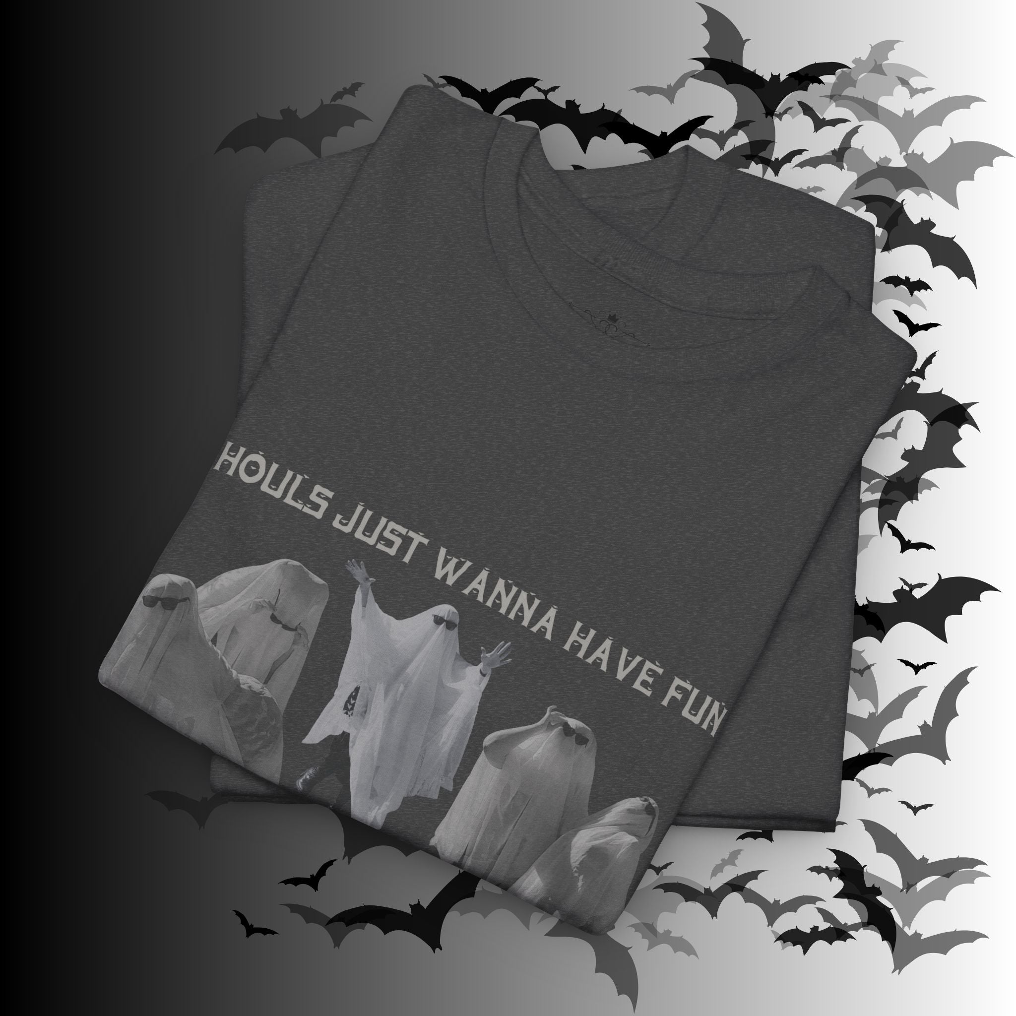 "Ghouls Just Wanna Have Fun" Ghost T-Shirt — Gothic Humor Tee