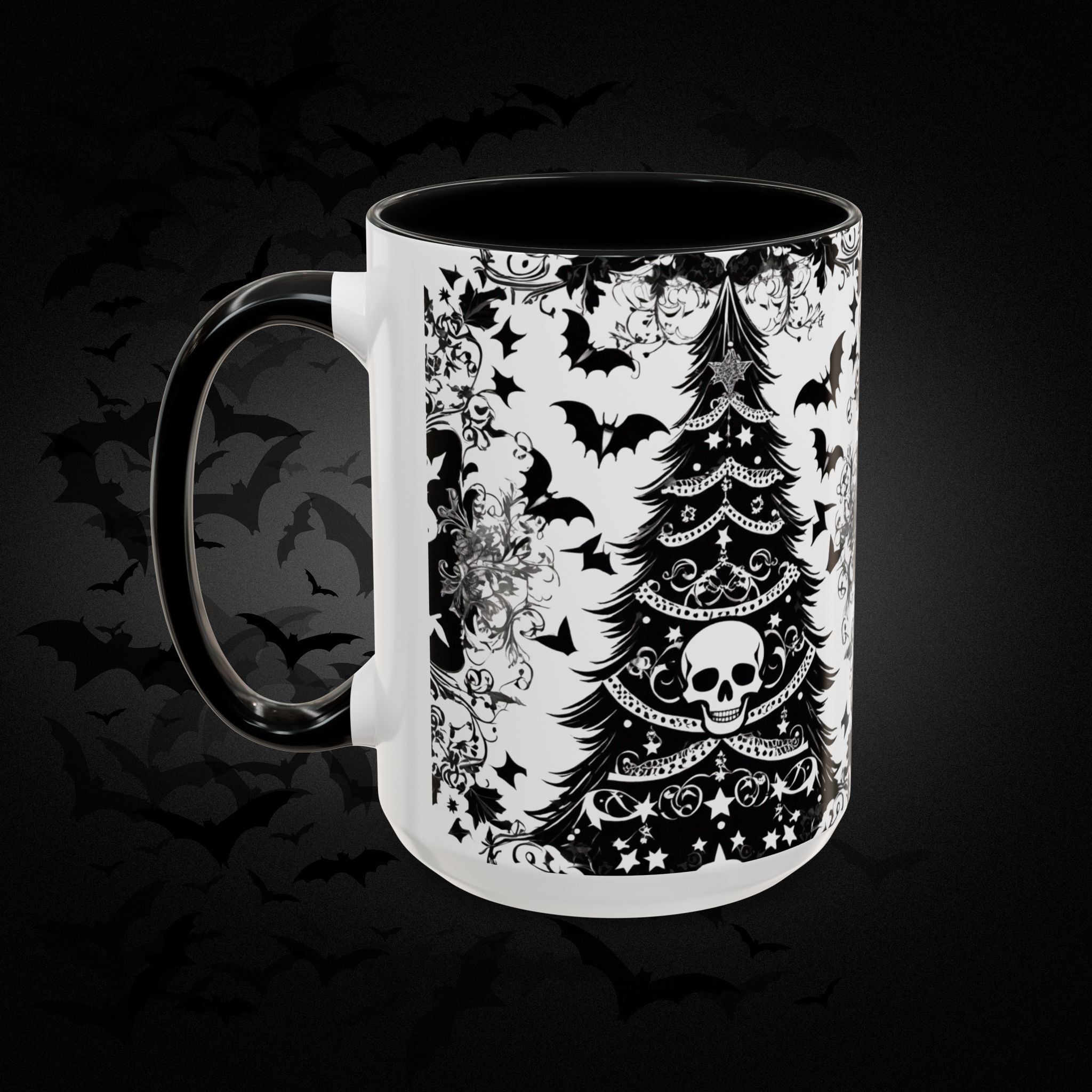 Merry Creepmas Gothic Coffee Mug – Spooky Christmas Gift