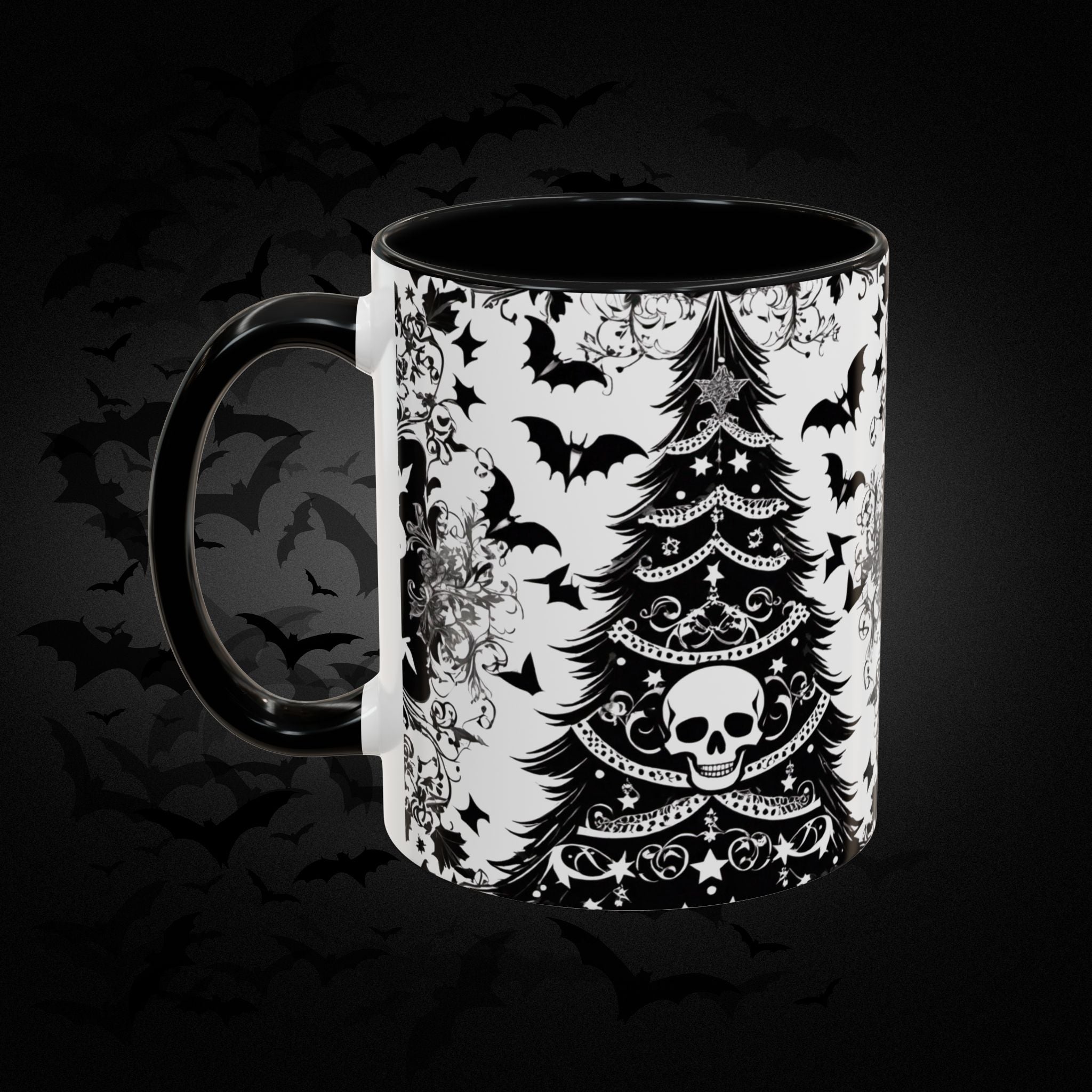 Merry Creepmas Gothic Coffee Mug – Spooky Christmas Gift