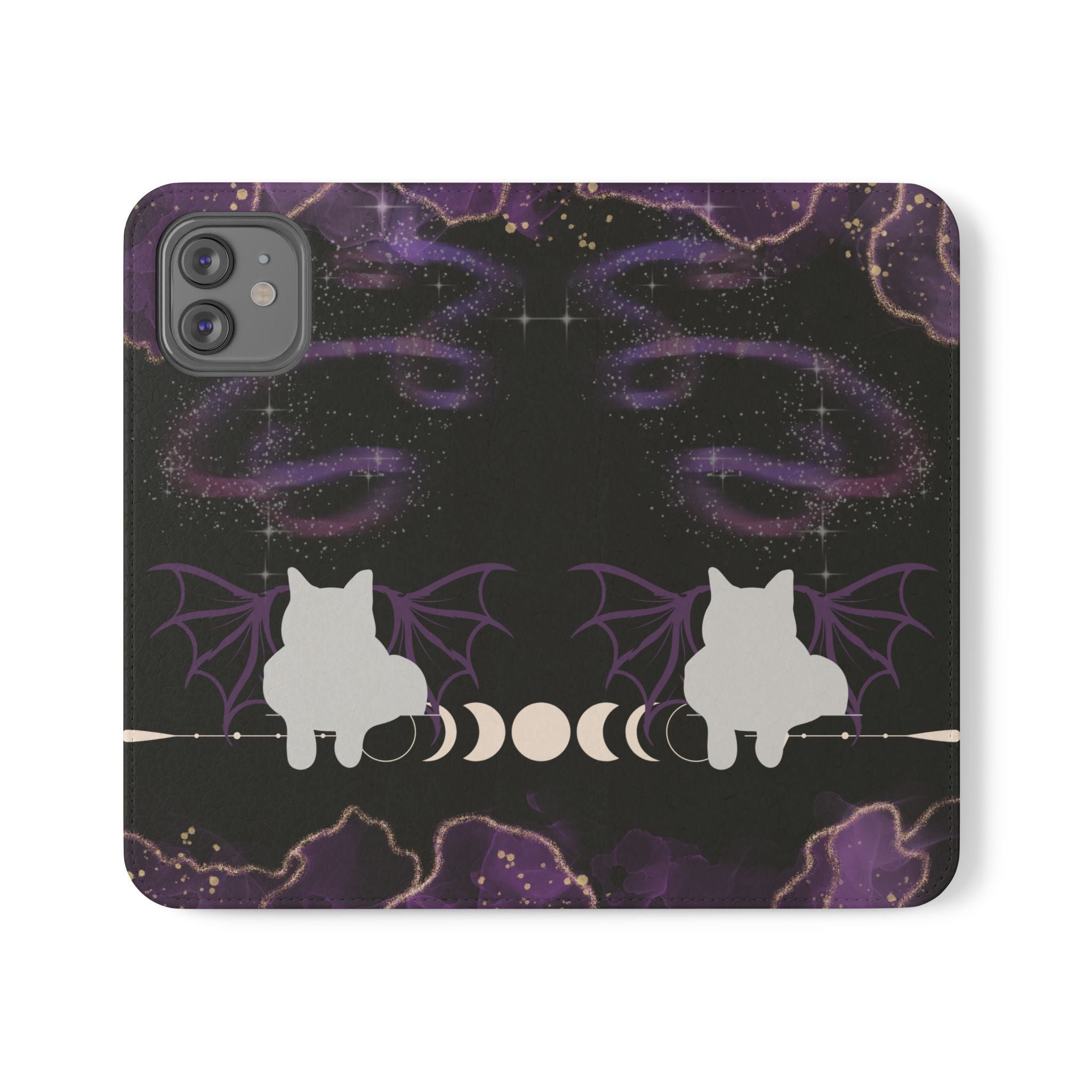 Copy of Goth Botanical Flip Wallet Case for iPhone and Samsung Galaxy Phones