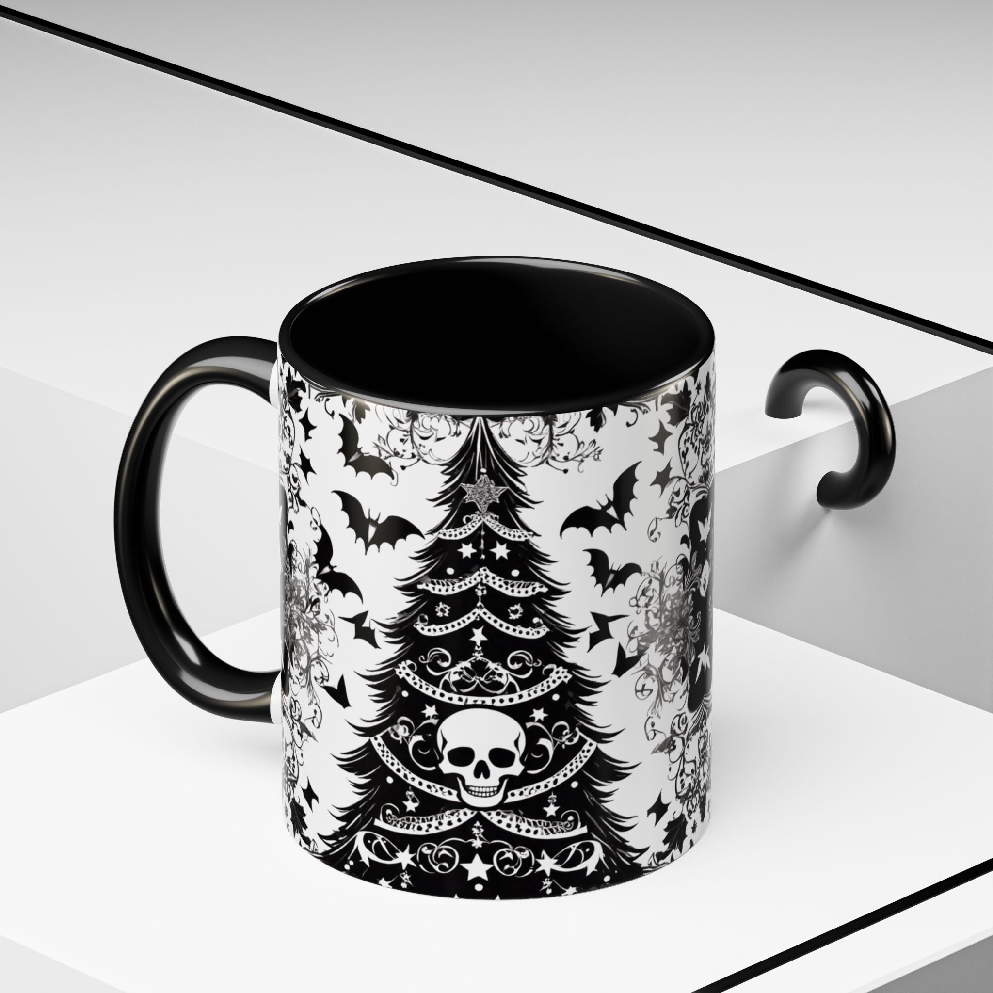 Merry Creepmas Gothic Coffee Mug – Spooky Christmas Gift