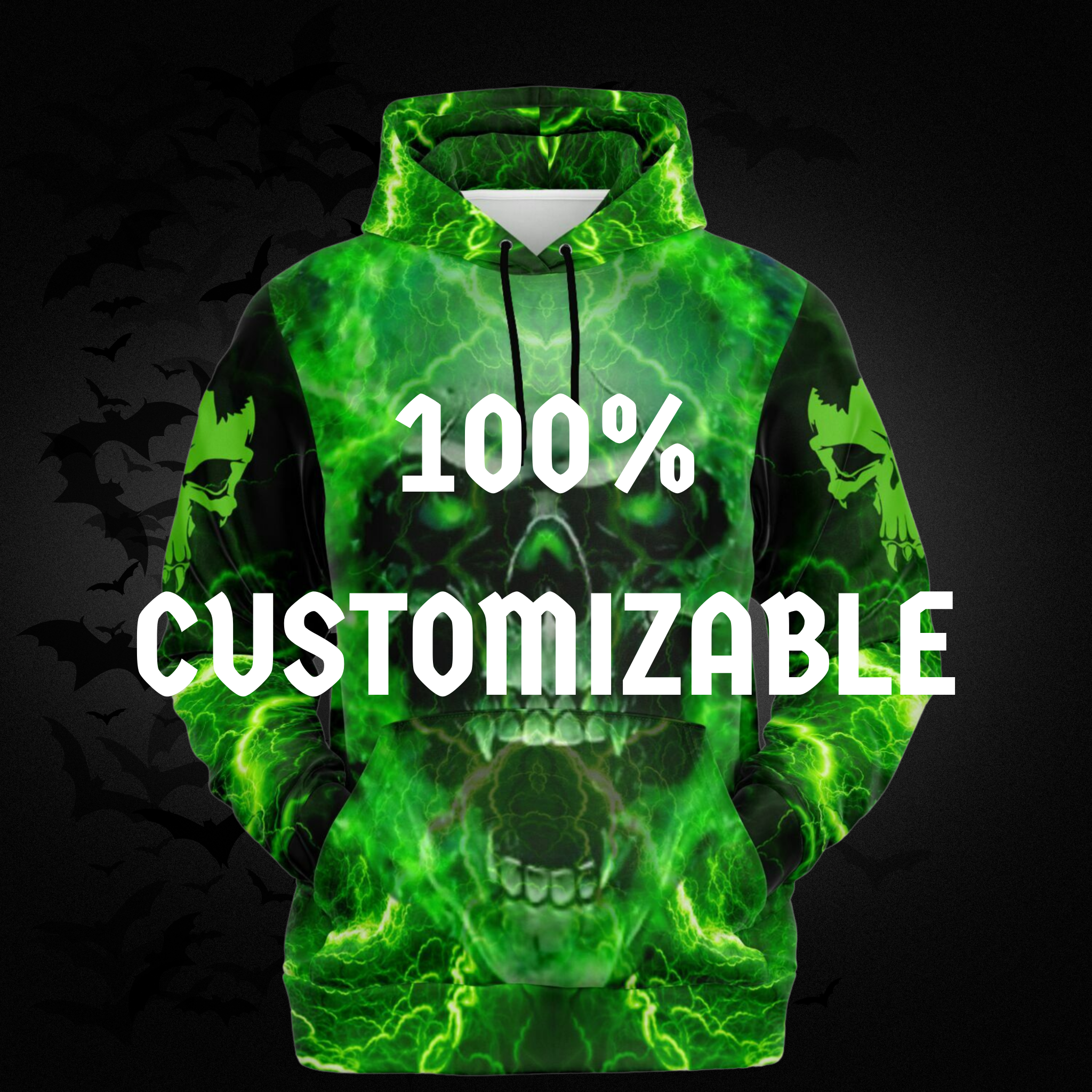 Custom All Over Print Hoodie | Fully Personalized Unisex Pullover