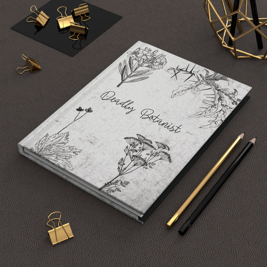 Deadly Botanist Journal — Dark Academia Poisonous Plants Hardcover