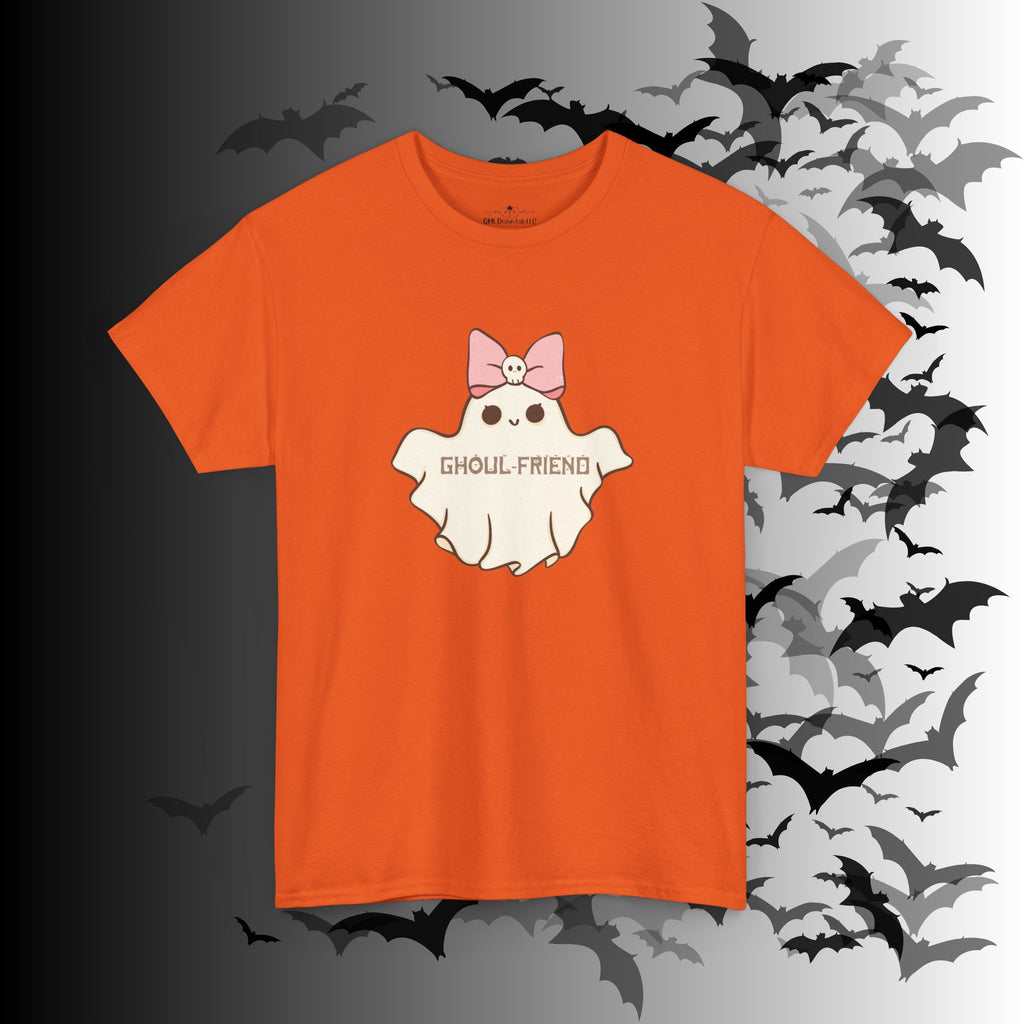 "Ghoul-Friend & Boo-Friend" Matching Ghost Couples T-Shirt — Halloween Matching Tee