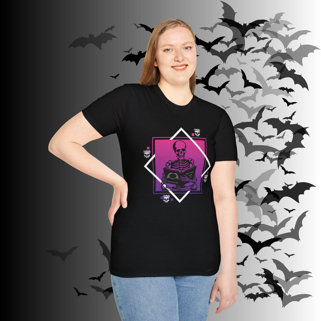 Gothic Skeleton Self Love Club T-Shirt — Dark Academia Graphic Tee