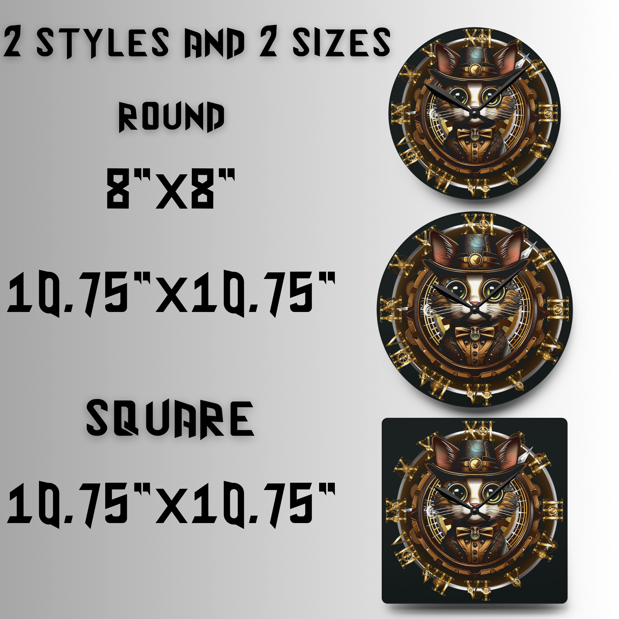 Clock Size Guide