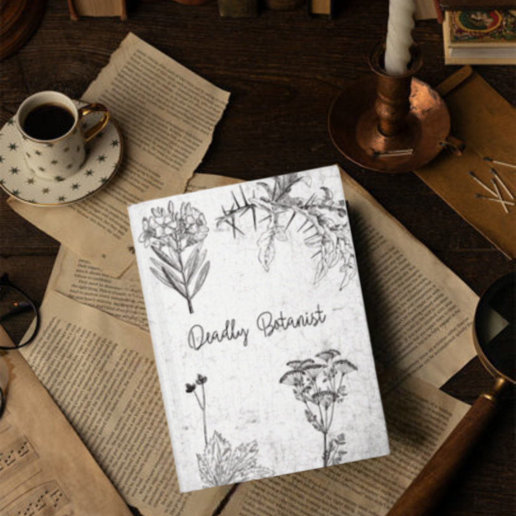 Deadly Botanist Journal — Dark Academia Poisonous Plants Hardcover