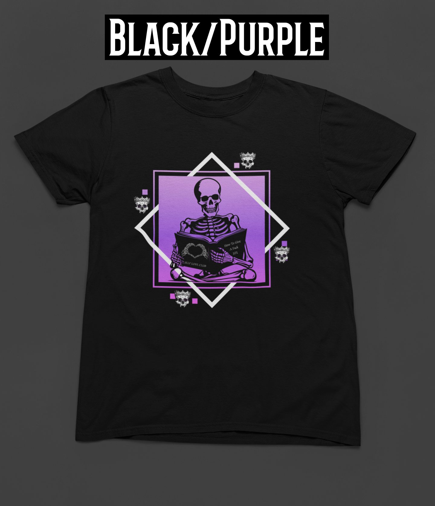 Gothic Skeleton Self Love Club T-Shirt — Dark Academia Graphic Tee
