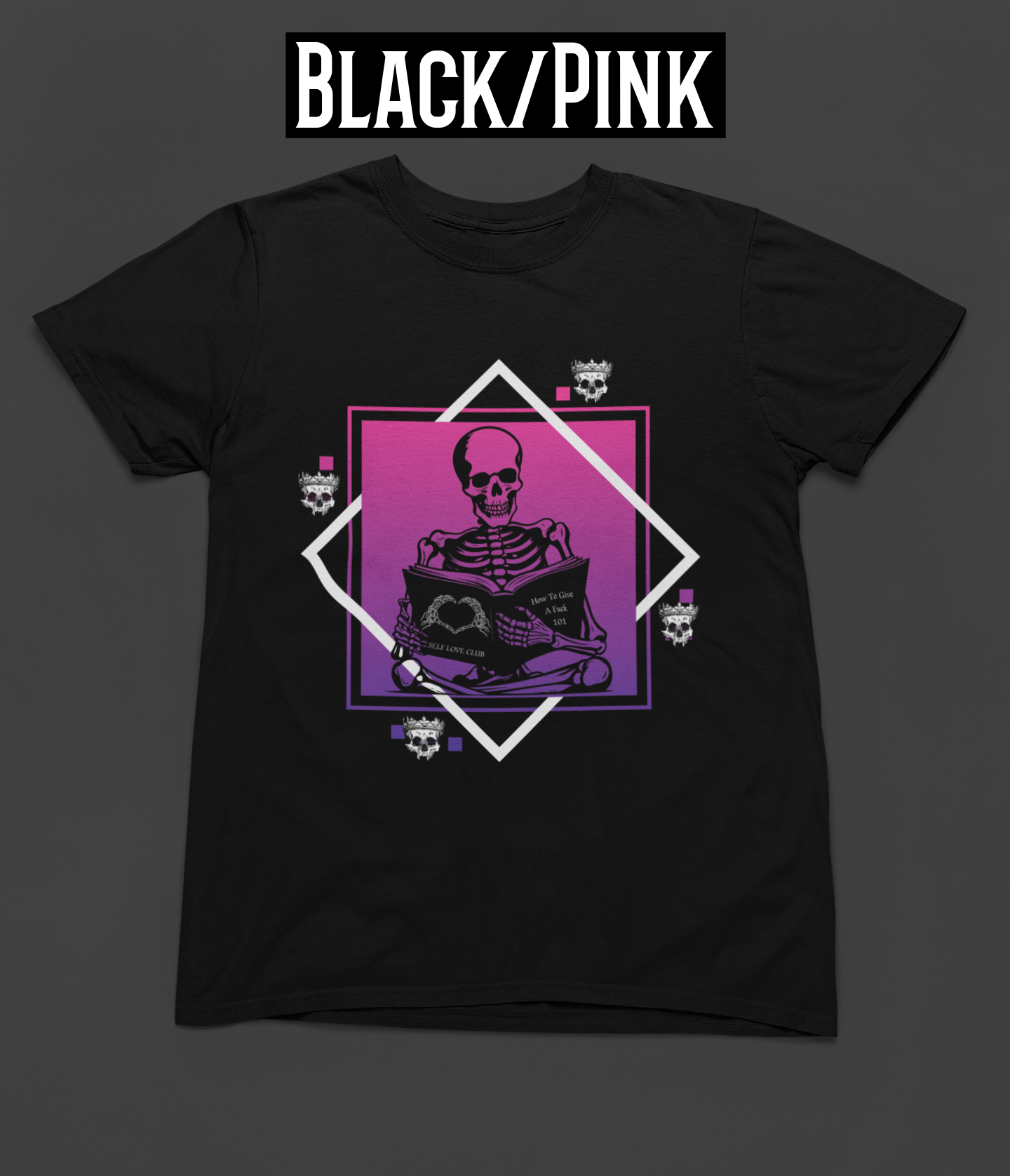 Gothic Skeleton Self Love Club T-Shirt — Dark Academia Graphic Tee